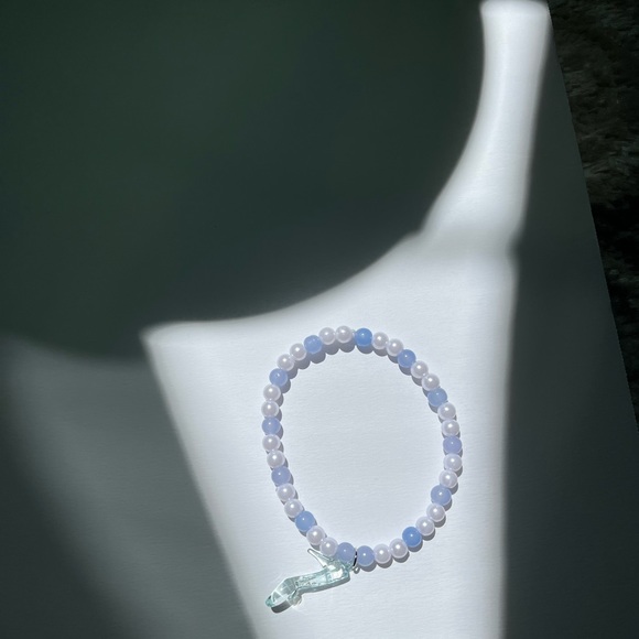 Cinderella slipper handmade ankle bracelet - Picture 3 of 3